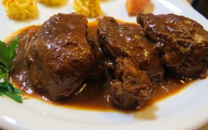 Carrillera al vino tinto